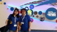 Two teachers, Ms. Alice Ip and Ms. Jacqueline YeungonCoolThink@JC’s exchange programme inSingaporein 2017.